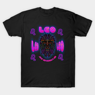 Leo 7a Black T-Shirt